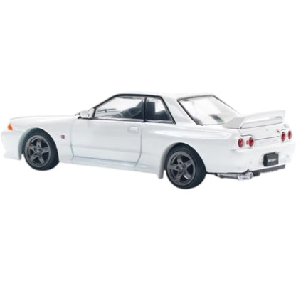 Pop Race PR64-157  GT-R R32 1:64 Die-Cast Model Car | White | JDM Collector Edition