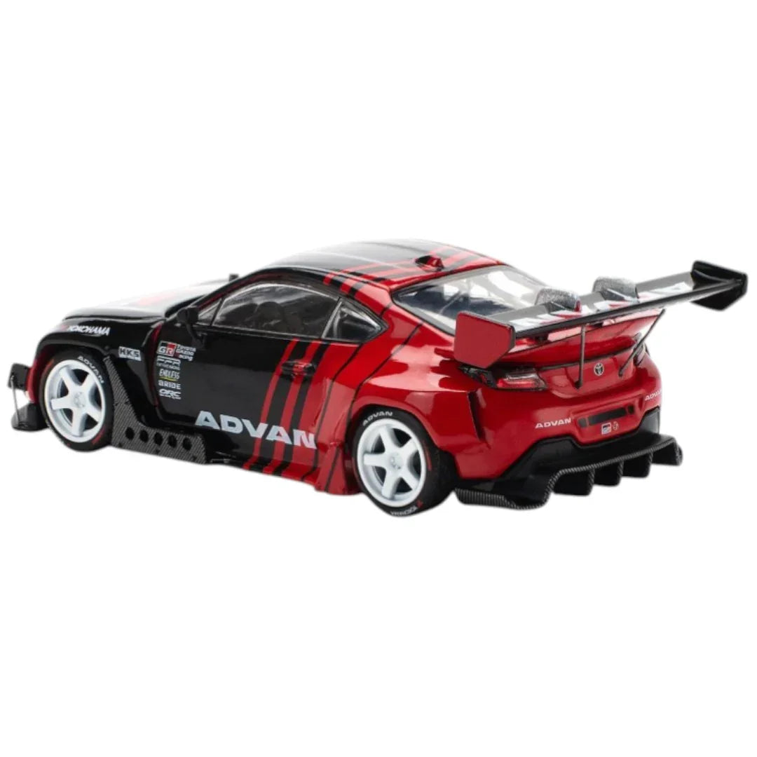 Pop Race PR64-228 Pandem Toyota GR86 Advan Livery 1:64 Die-Cast