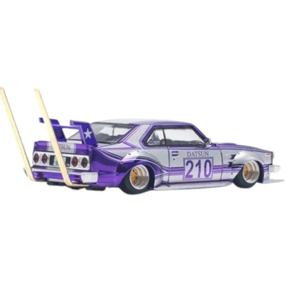 Pop Race PR64-107 Nissan Skyline C210 Kaido Racer Bosozoku Style 1:64 Die-Cast Model Car