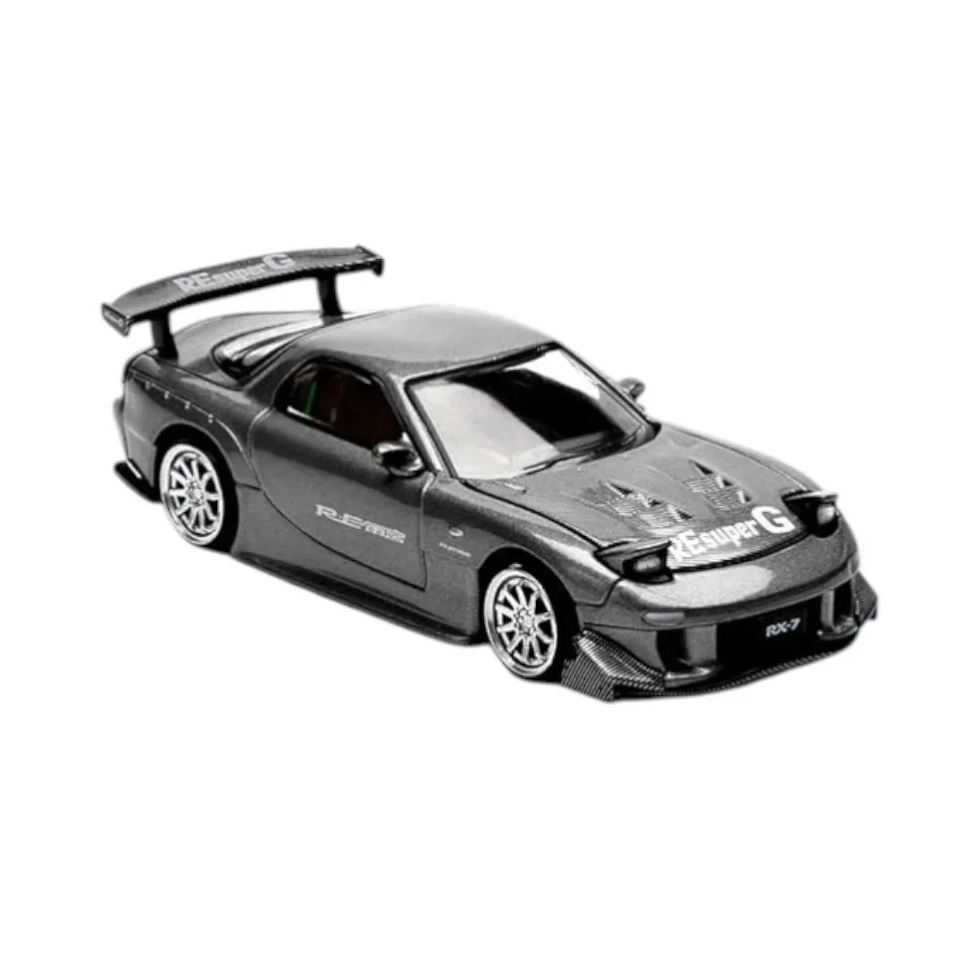 Pop Race PR64-255 Mazda RX-7 RE-Amemiya 1:64 Die-Cast Model Car
