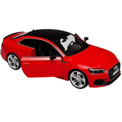 Bburago 1:24 Audi RS5 Coupe Die-Cast Model Car – Red | Official Licensed Collectible Car (14+)