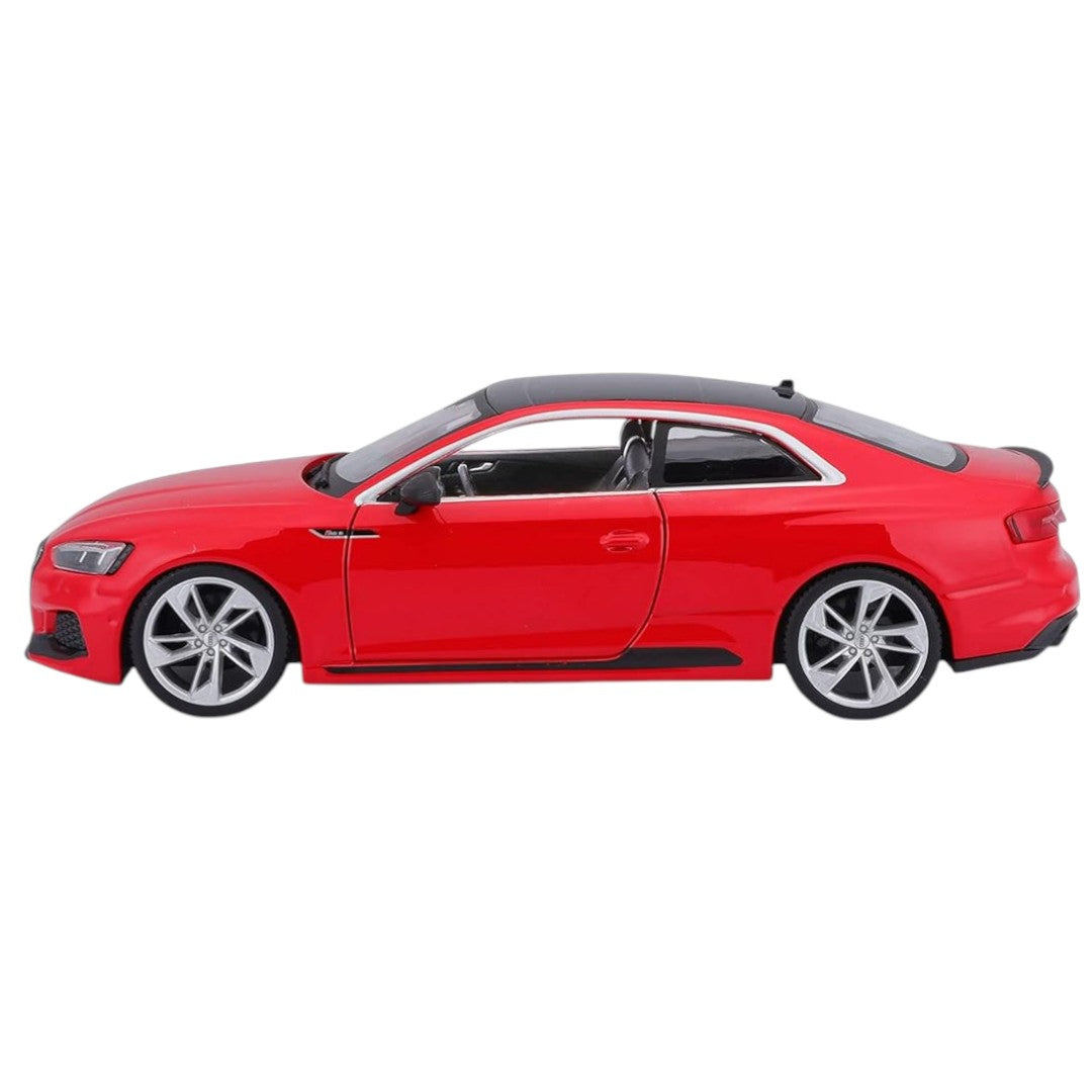 Bburago 1:24 Audi RS5 Coupe Die-Cast Model Car – Red | Official Licensed Collectible Car (14+)