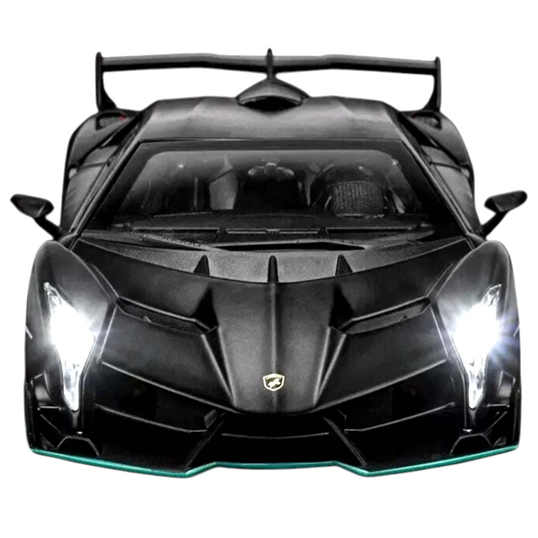 HQT 1:22 Scale Die-Cast Lamborghini Venom Model – Premium Collectible Edition (Light & Sound | Pull Back Action)
