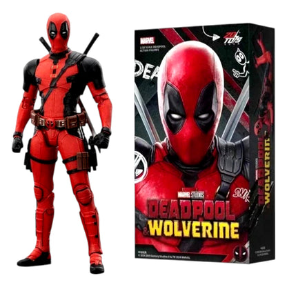 ZD Toys Marvel Deadpool 1/10 Scale Action Figure – Deadpool & Wolverine Collectible Statue