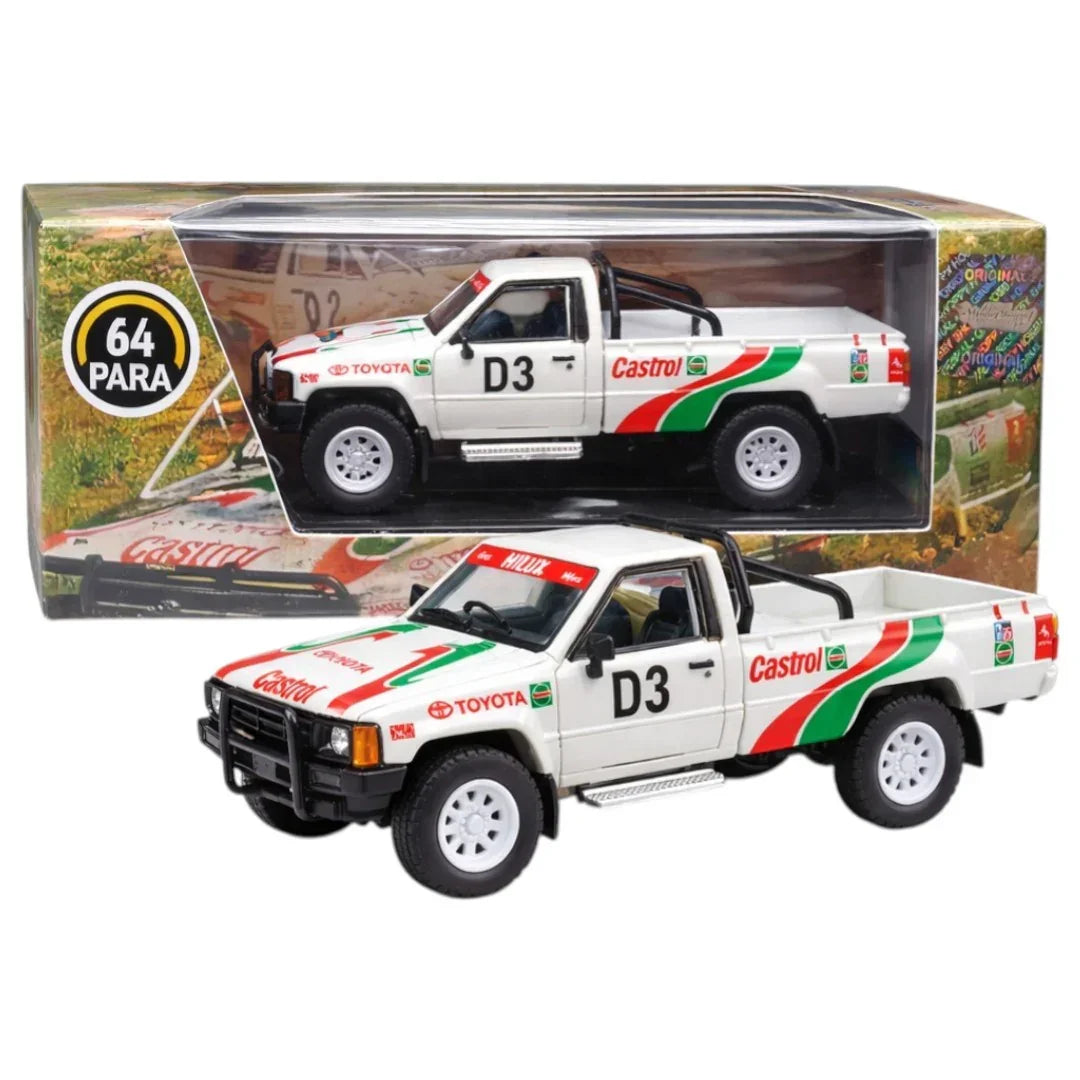 PARA64 1995 Toyota Hilux Rustenburg 400 Rally Castrol Livery 1/64 Scale Diecast Model Car – Limited Edition Collectible