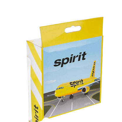 Daron 14cm Spirit Airlines Diecast Metal Airplane Model RT3874 – Official Yellow Commercial Aircraft Toy (3+)