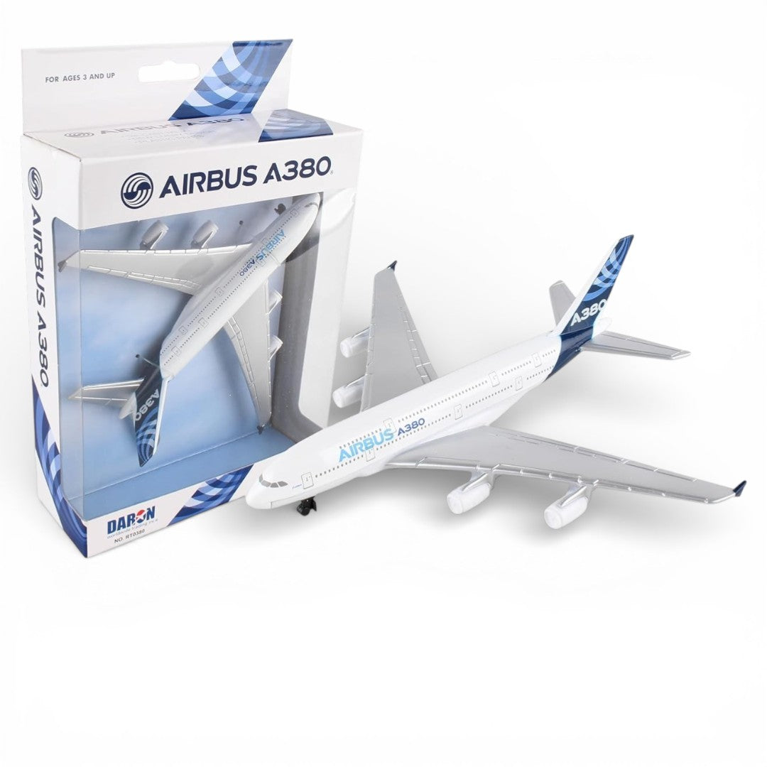 Daron Airbus A380 Diecast Airplane Model (14CM) – Official A380 Super Jumbo Jet Toy (3+)