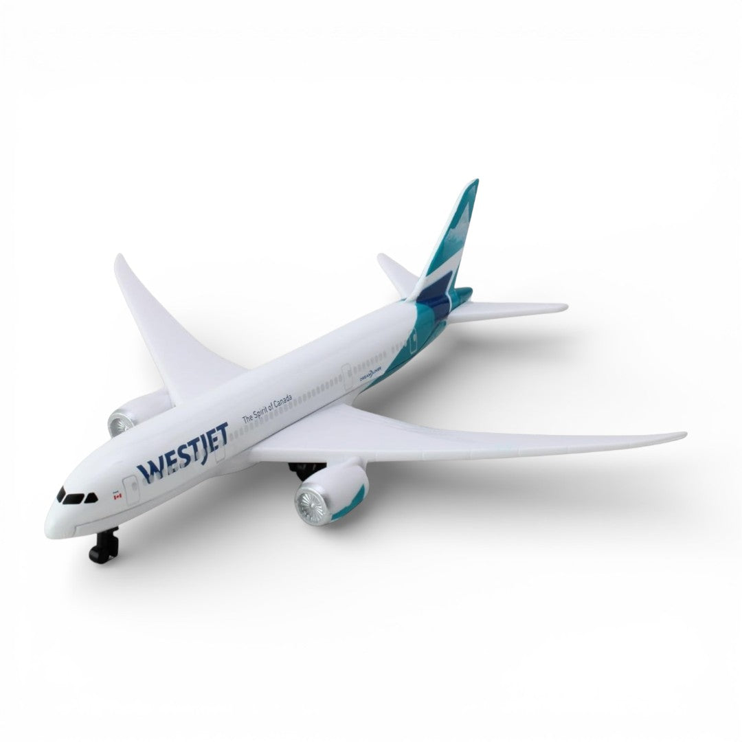 Daron WestJet Diecast Airplane Model (14CM) – Official WestJet Airline Metal Aircraft Toy (3+)