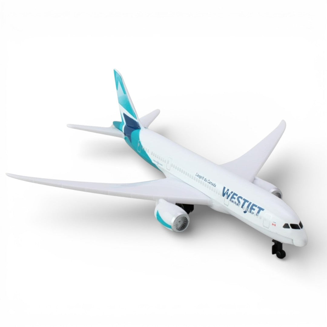 Daron WestJet Diecast Airplane Model (14CM) – Official WestJet Airline Metal Aircraft Toy (3+)