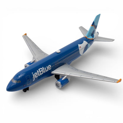 Daron JetBlue “Spotlight” Diecast Airplane Model (14CM)– JetBlue Blue Livery Metal Aircraft Toy (3+)