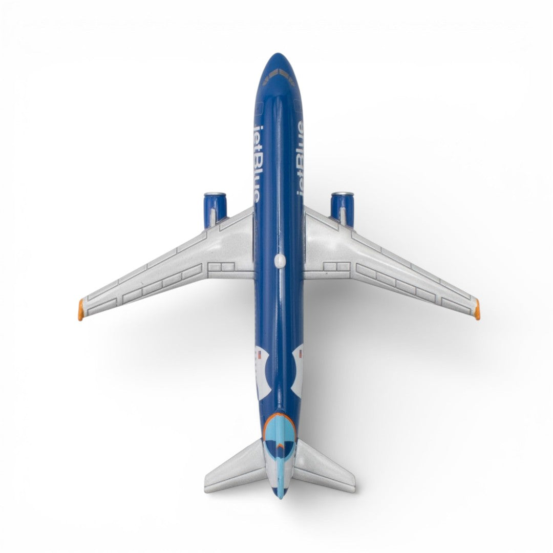 Daron JetBlue “Spotlight” Diecast Airplane Model (14CM)– JetBlue Blue Livery Metal Aircraft Toy (3+)
