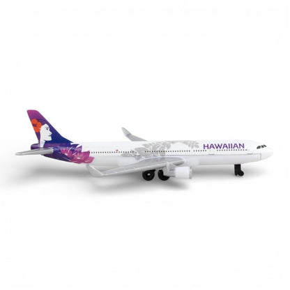 Daron Hawaiian Airlines Diecast Airplane Model (14CM) – Official Hawaiian Livery Metal Aircraft Toy with Plastic Parts (3+)