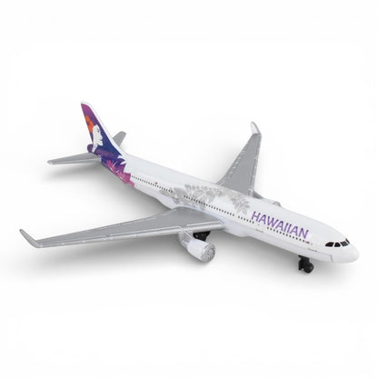 Daron Hawaiian Airlines Diecast Airplane Model (14CM) – Official Hawaiian Livery Metal Aircraft Toy with Plastic Parts (3+)
