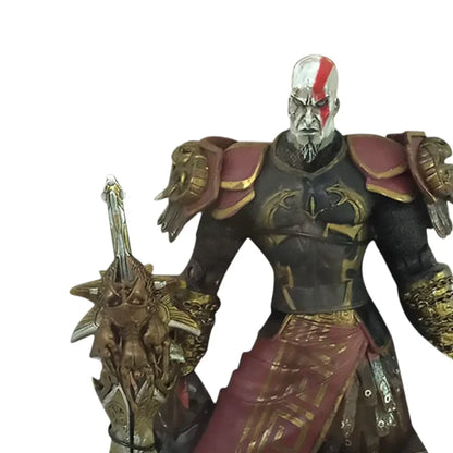 God of War Kratos Action Figure – Ares Armor with Blade of Olympus & Blades of Athena | Player Select Collectible