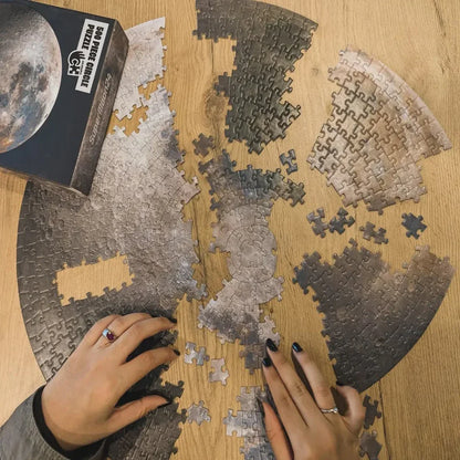 Jigsaw Nation 500 Piece Circle Puzzle – SuperMoon24 by Prathamesh Jaju