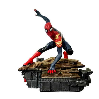 Marvel Spider-Man Iron Spider Suit Collectible Statue – Superhero Display Figure with Detailed Base