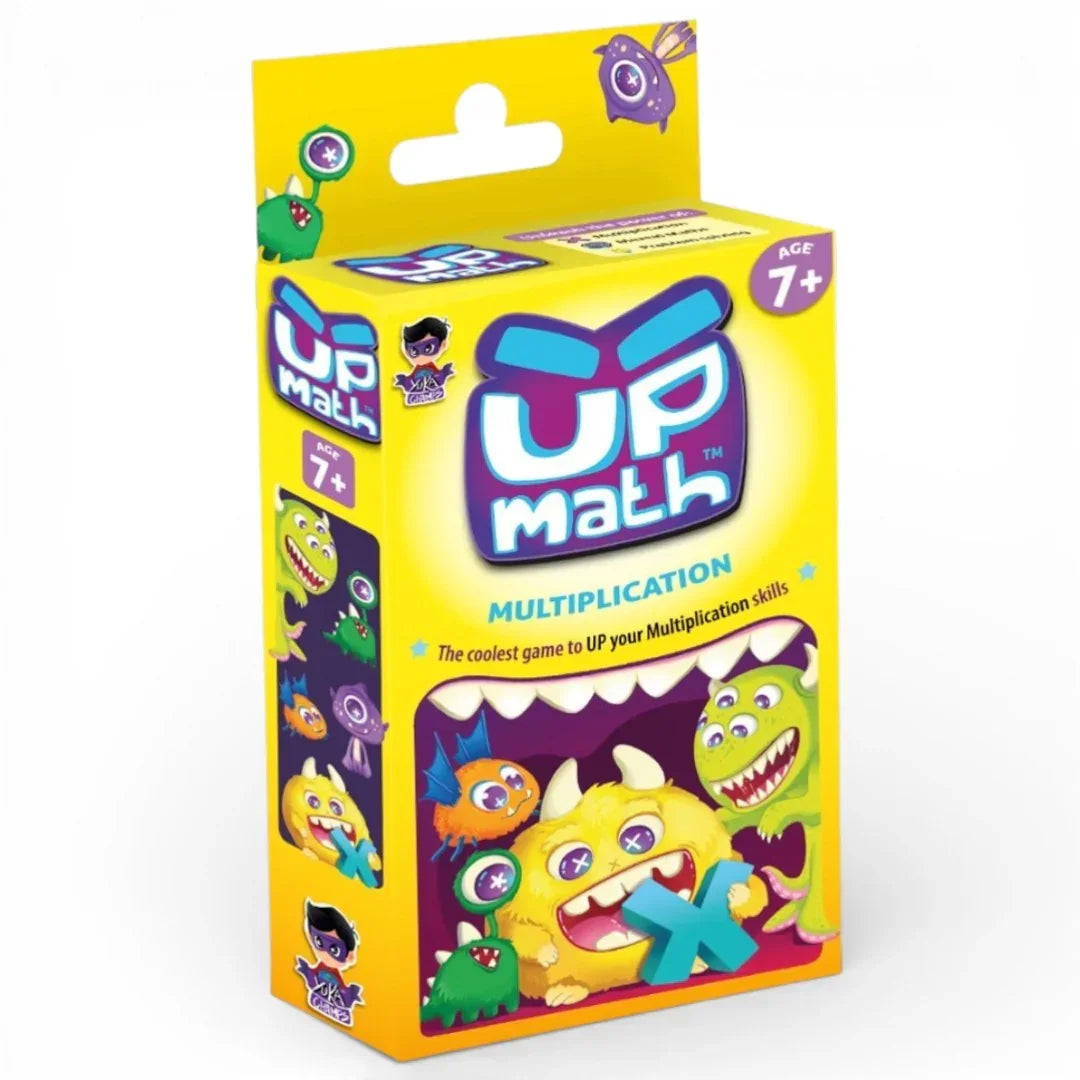 UP Math Educational Card Game Series – Subtraction | Division | Multiplication| Addition (Ages 6+/7+)