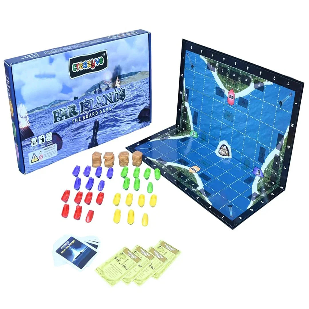 Creazyve Far Islands – Strategic Naval Battle Board Game
