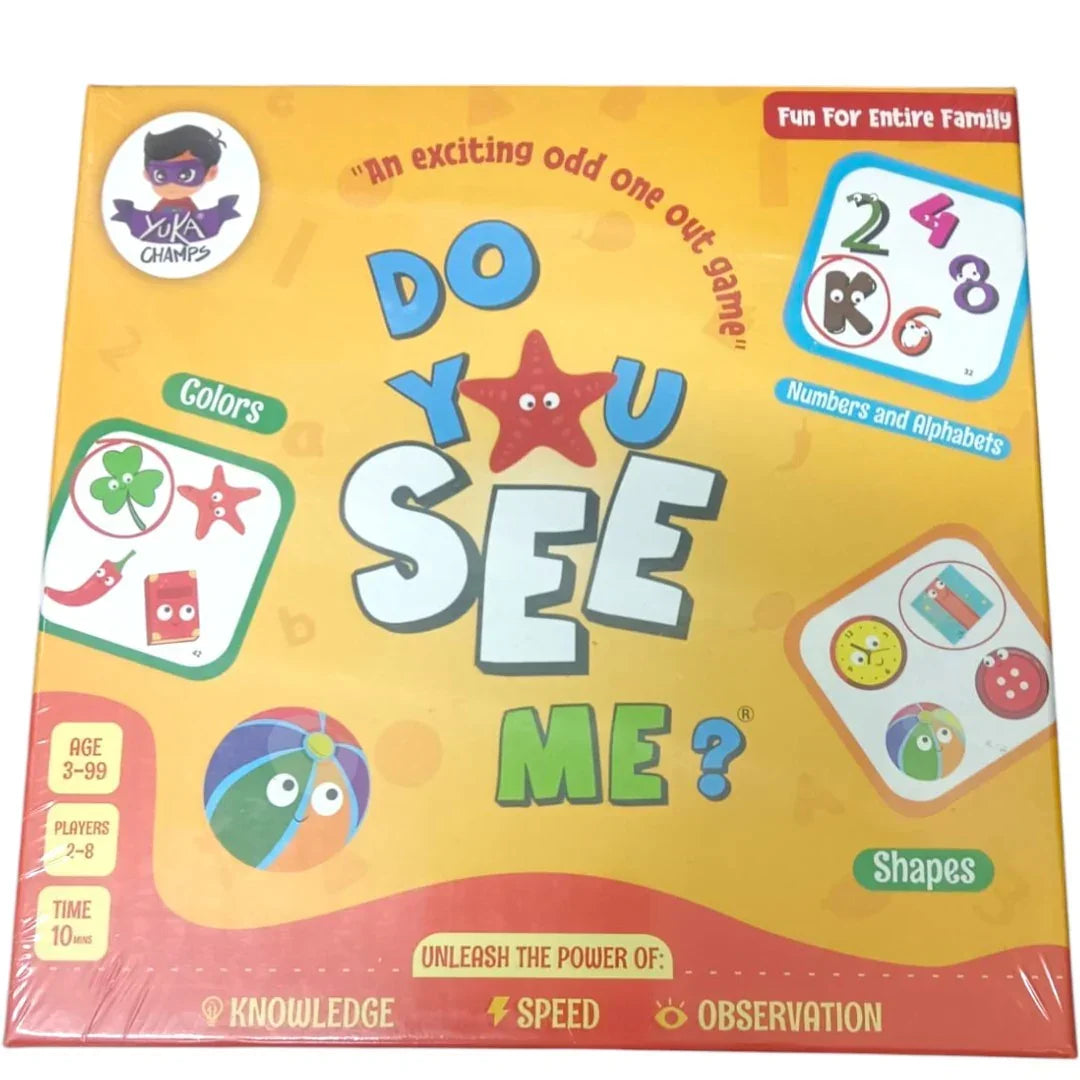 YUKA CHAMPS Do You See Me? – Fun Observation & Memory Board Game for Kids