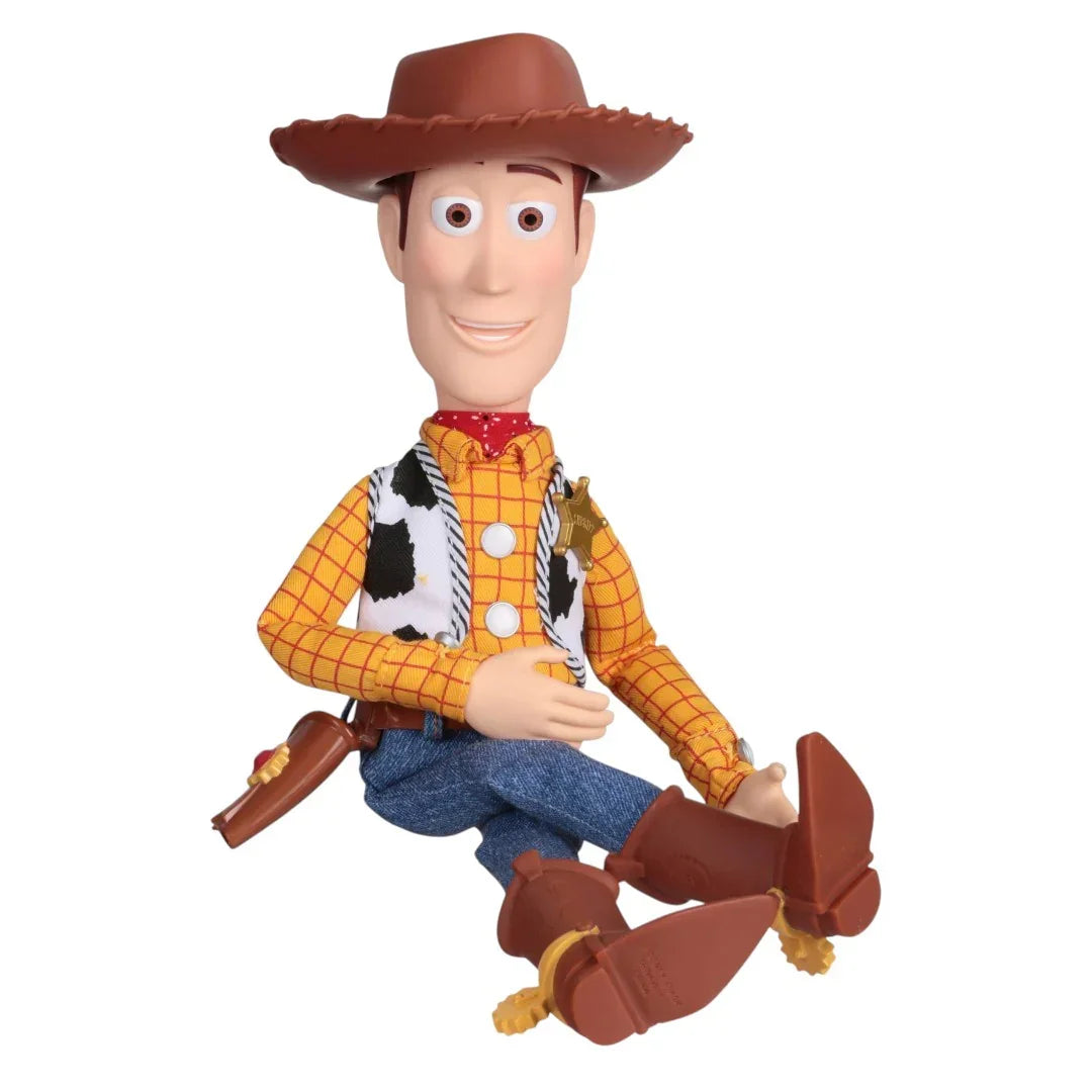 Disney Pixar Toy Story Woody Talking Action Figure – Sheriff Woody Toy with Voice Lines (20th Anniversary Edition)