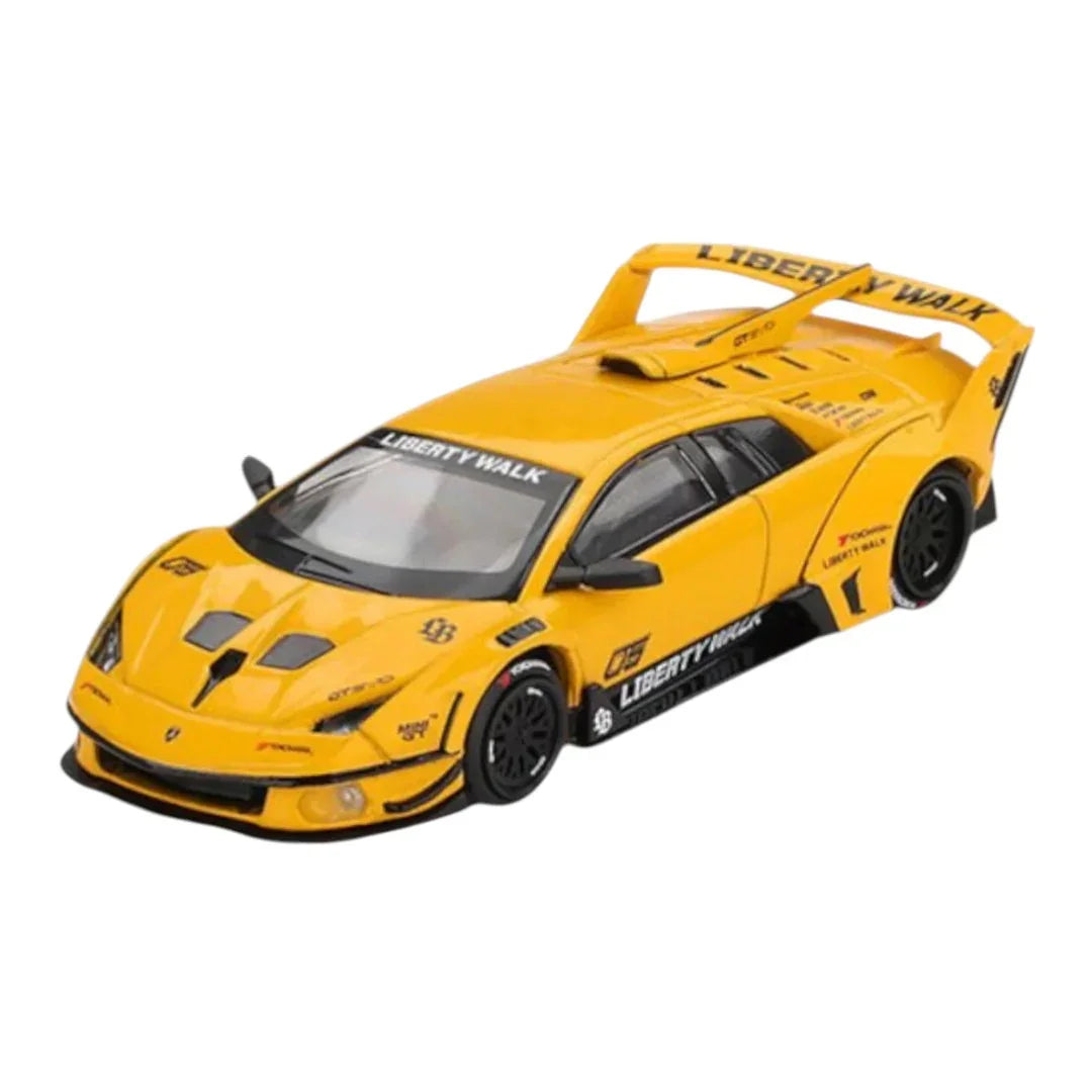 MINI GT Libertywalkムルシエラゴ　GT Evoイエロー MINI GT 1:64 Lamborghini LB-Silhouette WORKS Murciélago GT EVO