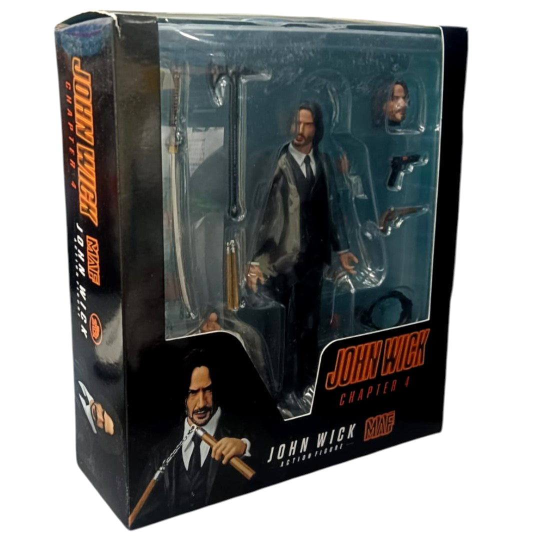 John Wick Chapter 4 Action Figure – Collectible Figure with Weapons & Accessories