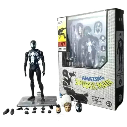 Spider-Man Black Suit Action Figure – Amazing Spider-Man Edition