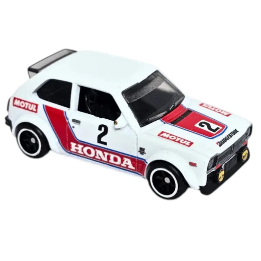 Hot Wheels Premium 1:64 Car Culture Team Transport – ’73 Honda Civic Custom with Aero Lift