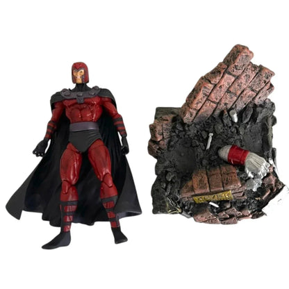 Magneto X-Men Magneto Collectible Action Figure with Display Base-Polybag Packaging