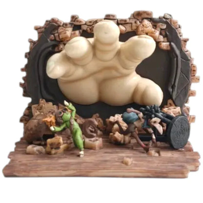 Little Nightmares III Escaping Monster Baby Diorama Collectible Figure 5 Inch – Detailed Horror Game Display Statue with Base | Premium Collector’s Display Piece