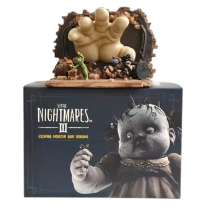 Little Nightmares III Escaping Monster Baby Diorama Collectible Figure 5 Inch – Detailed Horror Game Display Statue with Base | Premium Collector’s Display Piece