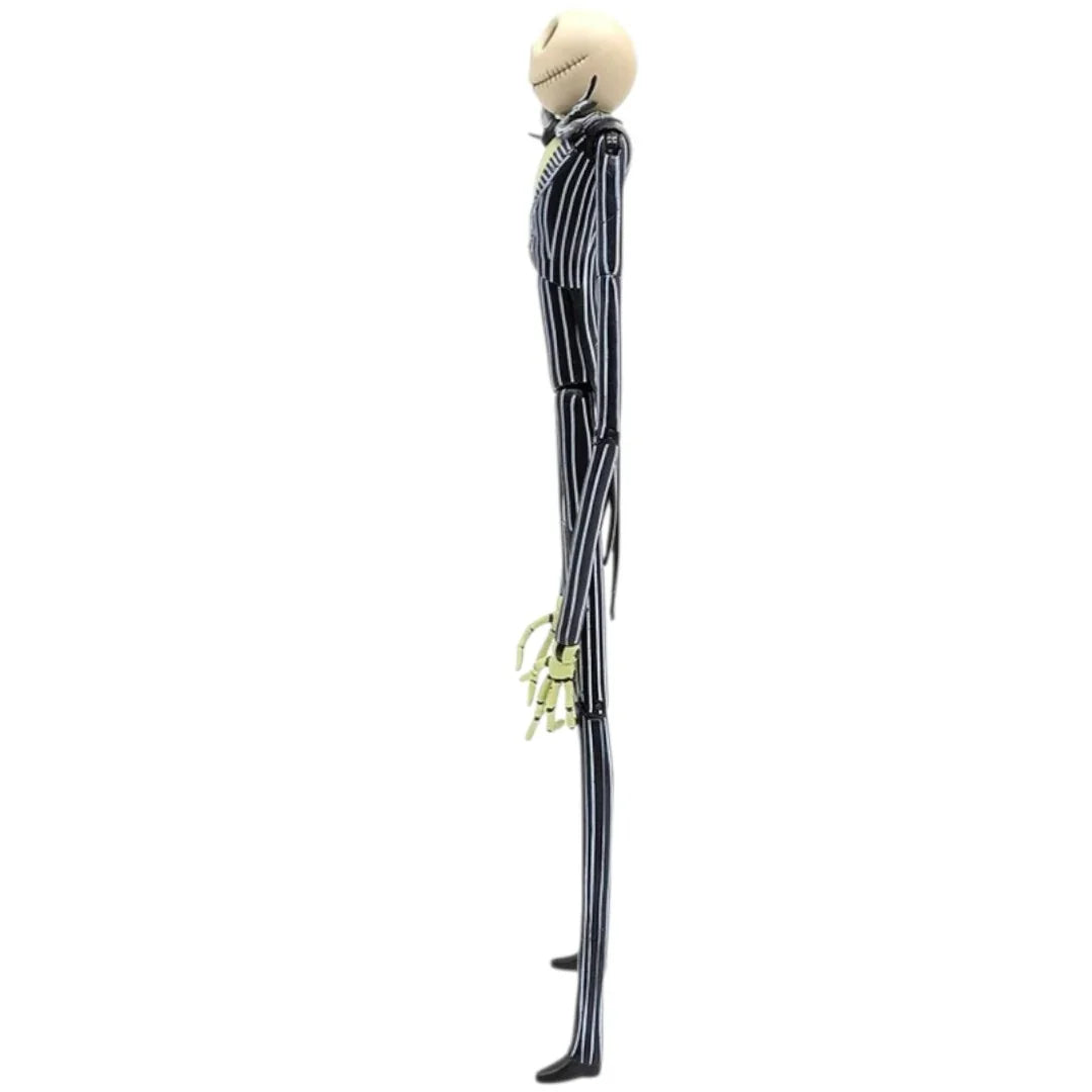 The Nightmare Before Christmas Deluxe Jack Skellington Action Figure with Interchangeable Heads 13 Inch – Tim Burton Collectible Figure