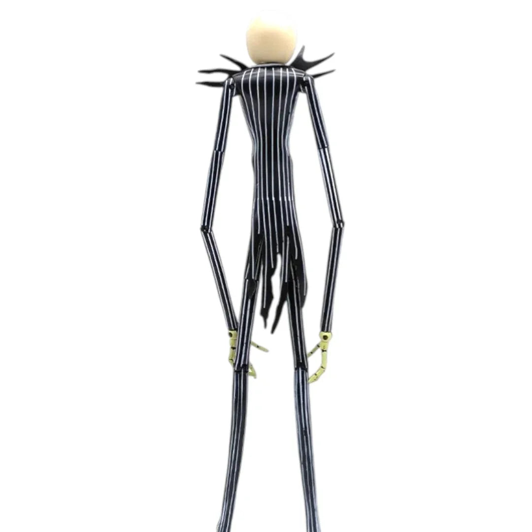 The Nightmare Before Christmas Deluxe Jack Skellington Action Figure with Interchangeable Heads 13 Inch – Tim Burton Collectible Figure