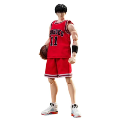 Slam Dunk Kaede Rukawa Shohoku No.11 Basketball Action Figure 6.5 Inch – Anime Collectible Figure with Accessories | Slam Dunk Series