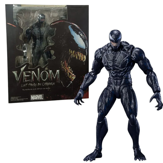 Marvel Venom: Let There Be Carnage Venom Action Figure 7 Inch – Movie Collectible with Interchangeable Heads, Hands & Symbiote Accessories