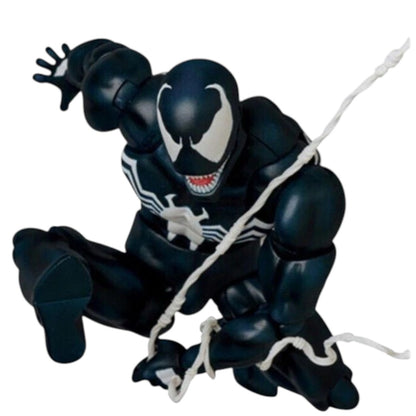 Marvel Venom Comic Version Action Figure – The Amazing Spider-Man Villain Collectible with Interchangeable Heads & Web Accessories