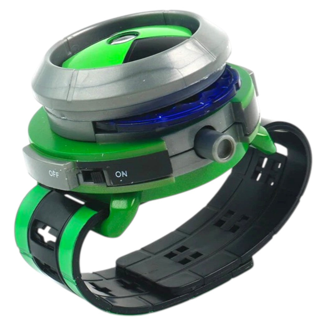 Ben 10 Alien Force Omnitrix Illuminator Watch Toy – Light-Up Role Play Gadget with Alien Discs | Ben 10 Kids Toy