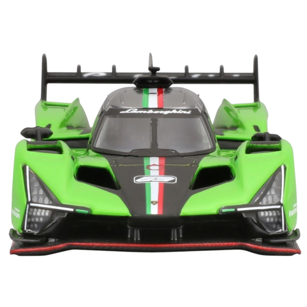 Bburago 1:43 Lamborghini SC63 Green Race Car Diecast Model