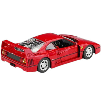 Bburago 1:24 Ferrari F40 Red Diecast Model Car – Classic Ferrari Supercar Collectible