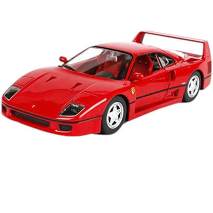 Bburago 1:24 Ferrari F40 Red Diecast Model Car – Classic Ferrari Supercar Collectible
