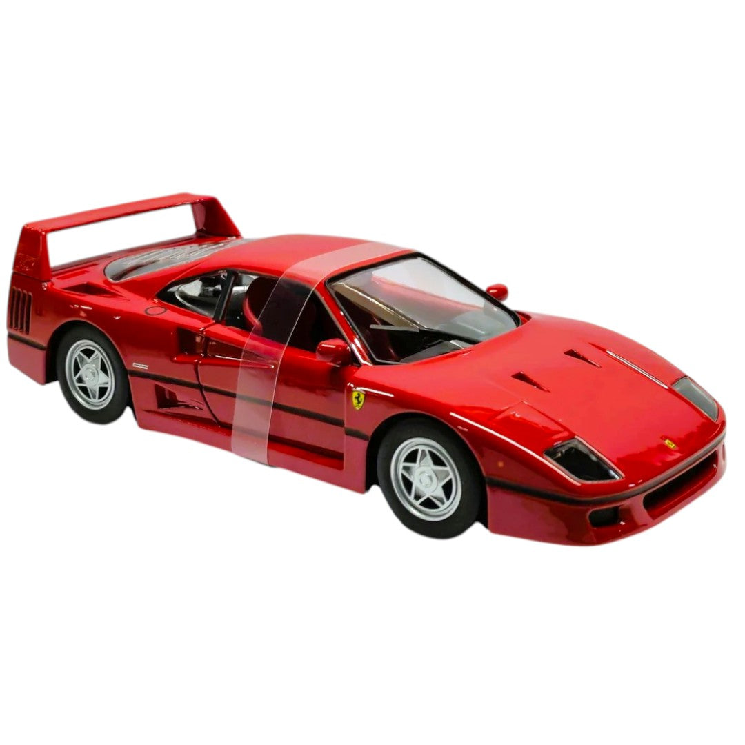 Bburago 1:24 Ferrari F40 Red Diecast Model Car – Classic Ferrari Supercar Collectible