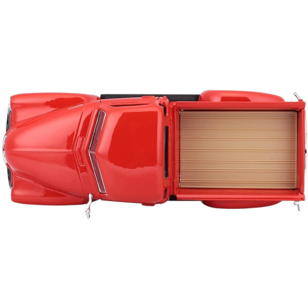 Maisto 1:25 1950 Chevrolet 3100 Pickup Red Diecast Model Truck – Classic Collector’s Edition