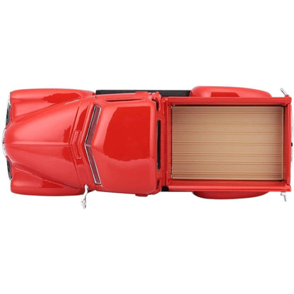 Maisto 1:25 1950 Chevrolet 3100 Pickup Red Diecast Model Truck – Classic Collector’s Edition