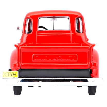 Maisto 1:25 1950 Chevrolet 3100 Pickup Red Diecast Model Truck – Classic Collector’s Edition