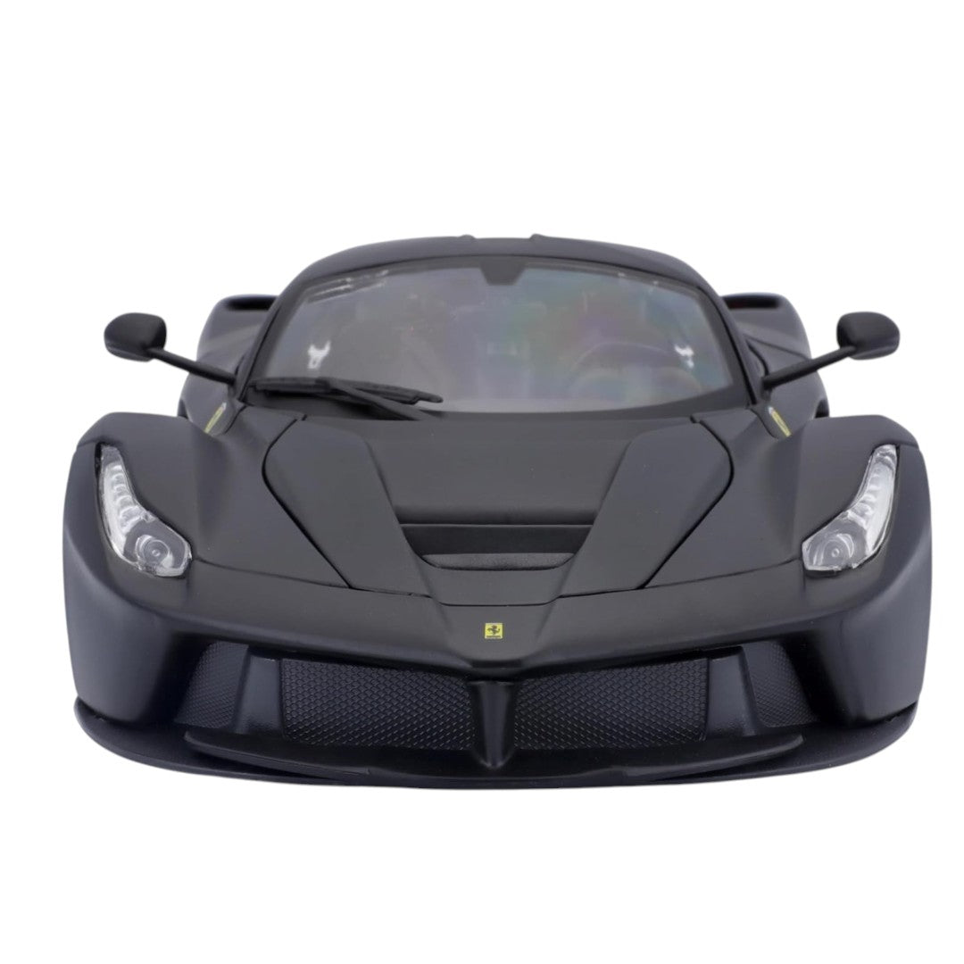 Bburago 1:18 Ferrari LaFerrari Black Diecast Model Car – Premium Ferrari Hypercar Collectible