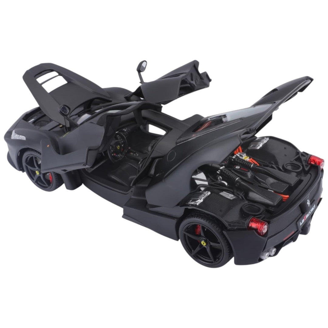 Bburago 1:18 Ferrari LaFerrari Black Diecast Model Car – Premium Ferrari Hypercar Collectible