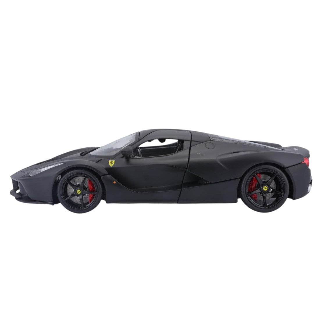 Bburago 1:18 Ferrari LaFerrari Black Diecast Model Car – Premium Ferrari Hypercar Collectible