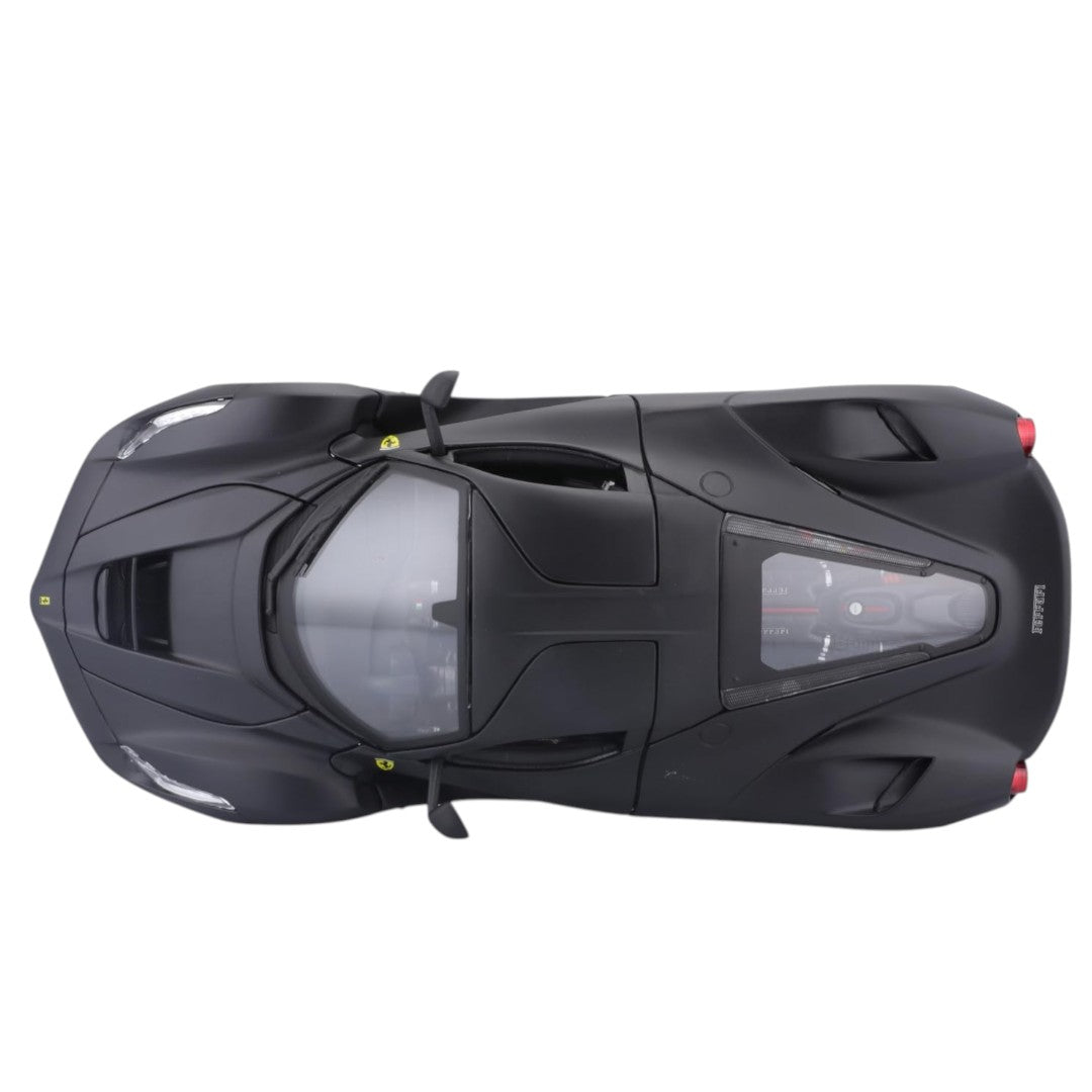Bburago 1:18 Ferrari LaFerrari Black Diecast Model Car – Premium Ferrari Hypercar Collectible