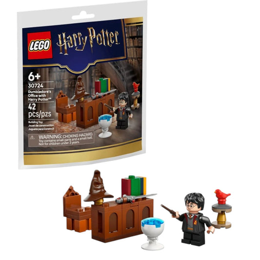 LEGO 30724 Harry Potter Dumbledore’s Office with Harry Potter Minifigure – 42 Pieces Building Set