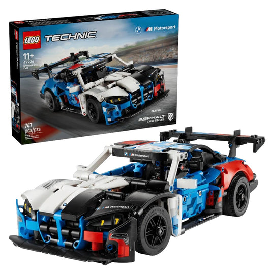 LEGO 42226 Technic BMW M4 GT3 EVO Building Set – BMW Motorsport Racing Car Model, 747 Pieces